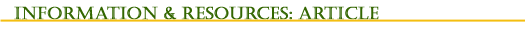 CastleKeep Resources: Article